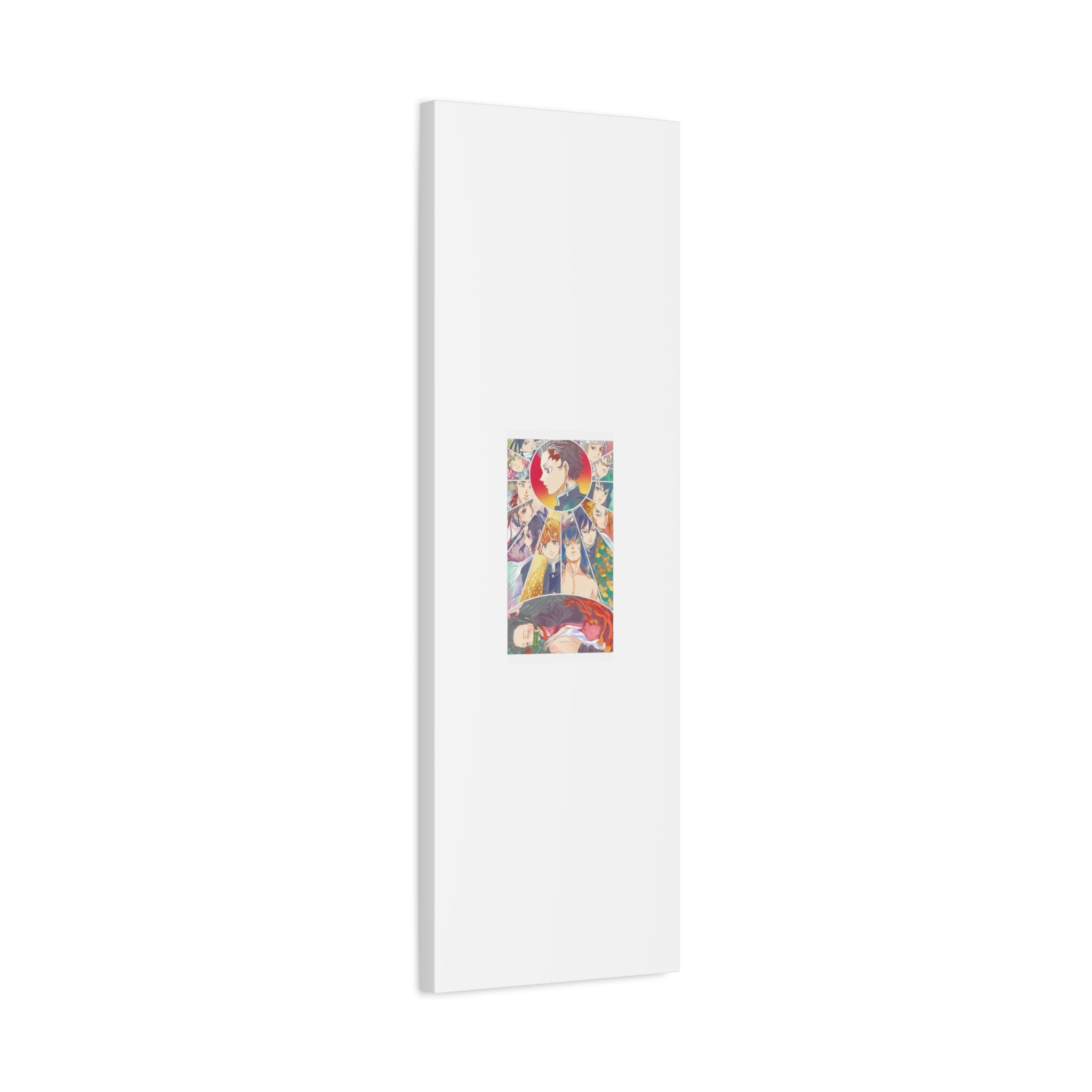 Anime Character Collage Matte Canvas Print - Stretched Wall Art
