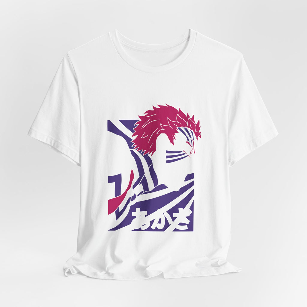 Anime Tiger Face T‑Shirt — Stylized Red & Purple Graphic Tee