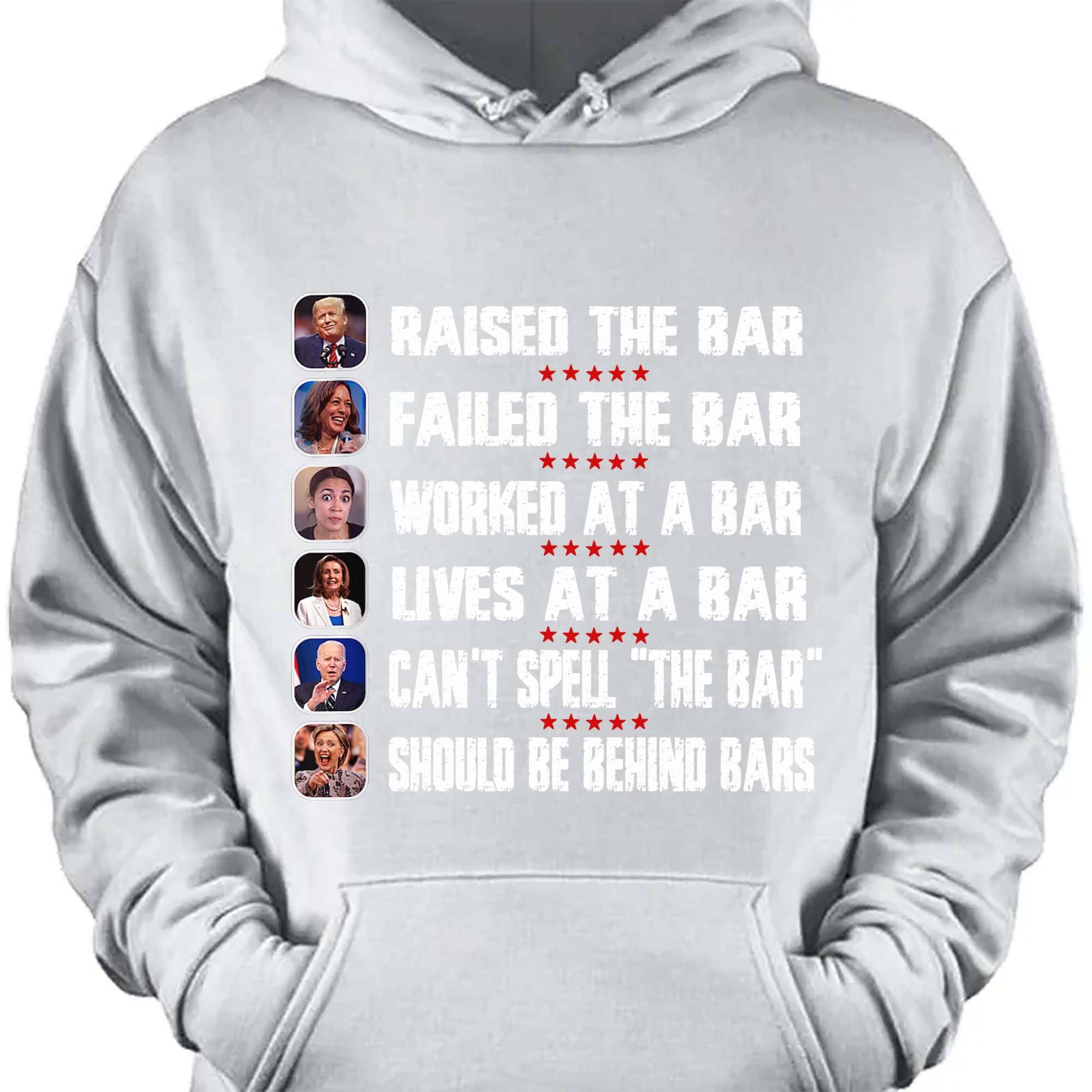 Trump Raised The Bar Harris Failed The Bar T-Shirt | Trump 2024 Shirt | Trump Supporters Shirt Dark T1213 - GOP