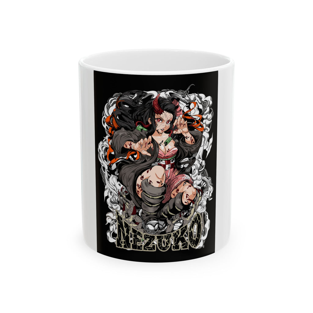 Nezuko Anime Ceramic Mug – Demon Slayer Coffee Cup (11oz/15oz)