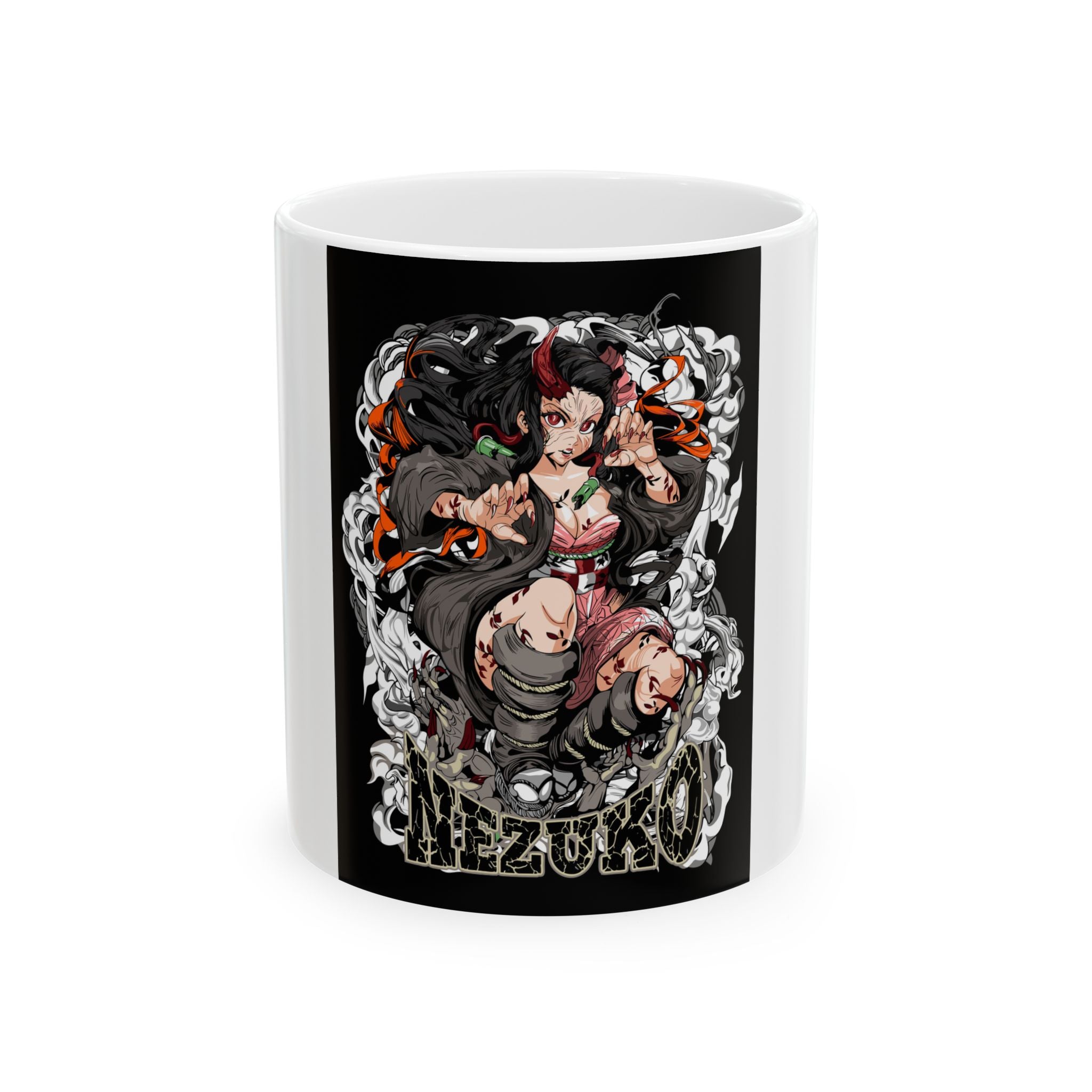 Nezuko Anime Ceramic Mug – Demon Slayer Coffee Cup (11oz/15oz)