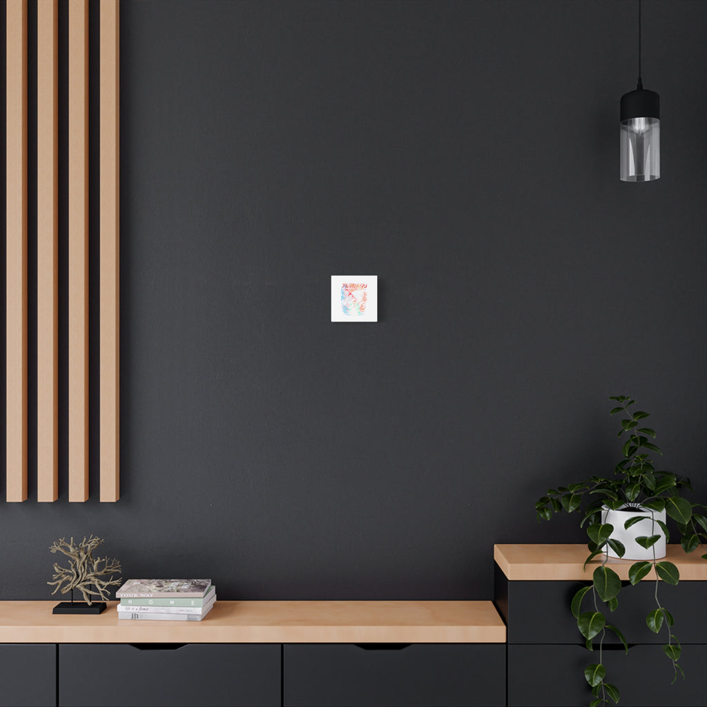Anime Canvas Wall Art — Demon Slayer Tanjiro & Rengoku Matte Stretched Print