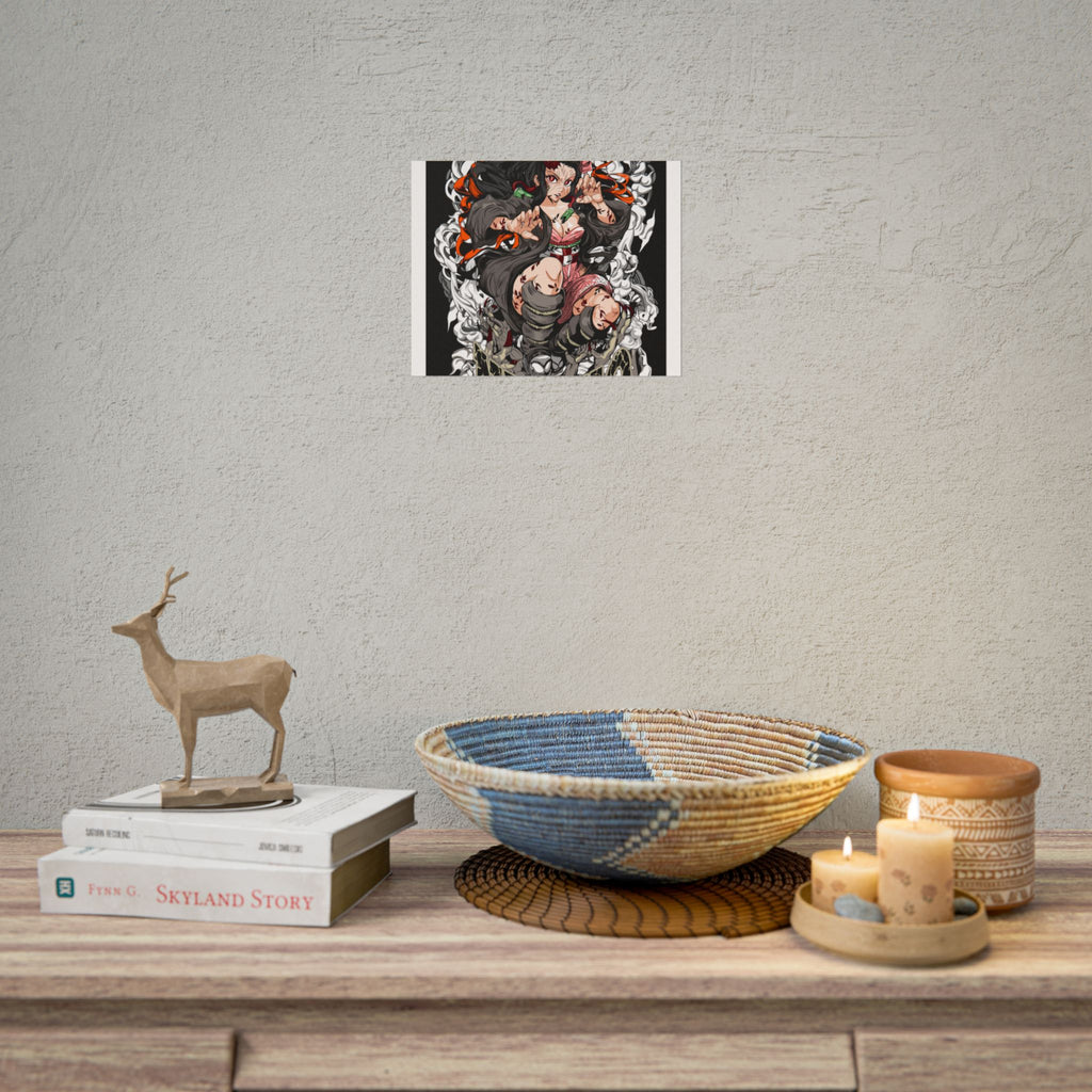 Nezuko Demon Girl Anime Poster — Rolled Collectible Wall Art