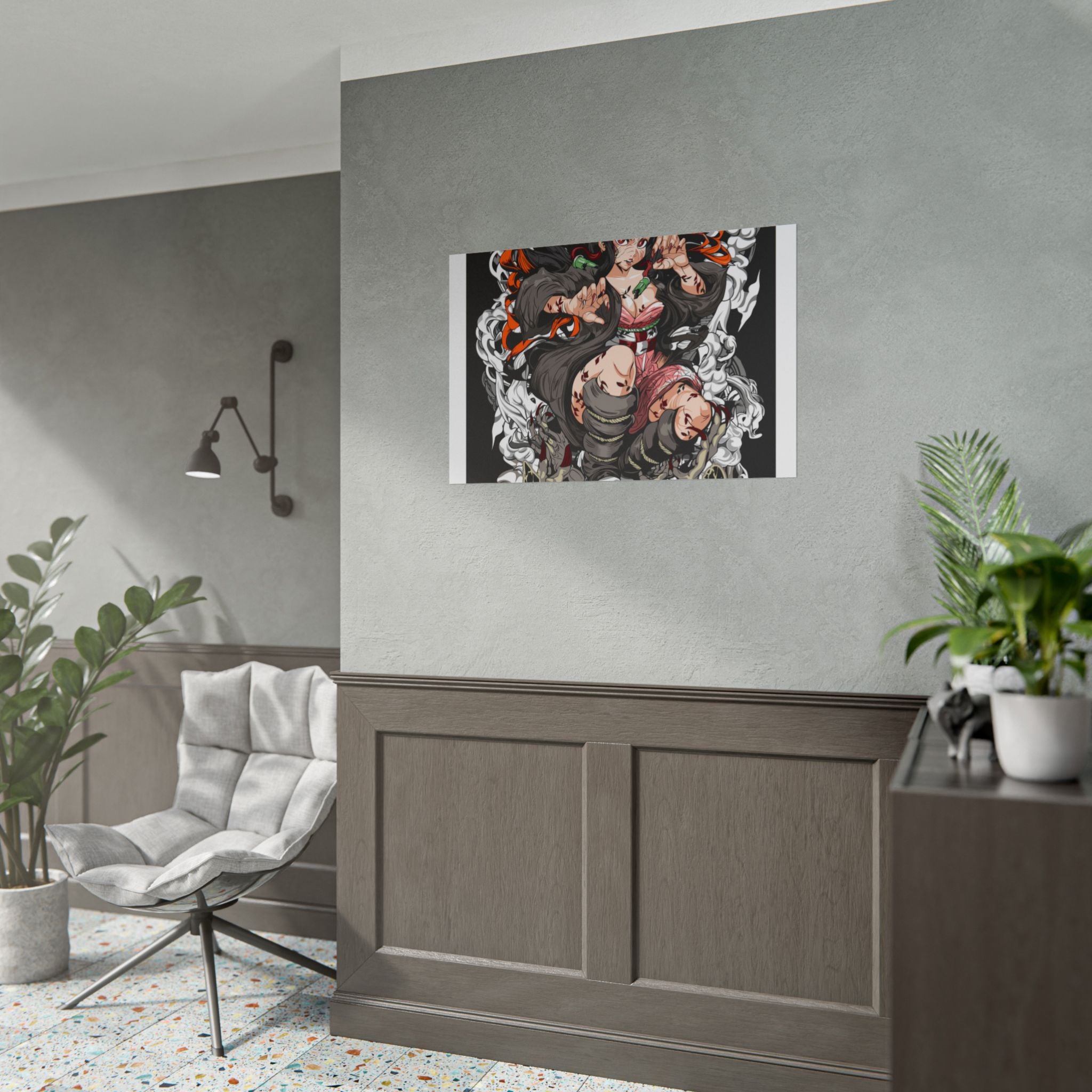 Nezuko Demon Girl Anime Poster — Rolled Collectible Wall Art