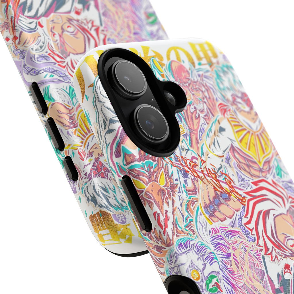 Anime Battle Phone Case — Colorful Demon Slayer Collage Magnetic Case