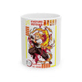 Flame Breathing Anime Mug — Kyojuro Rengoku Fire Fighter Ceramic Coffee Cup (11oz/15oz)