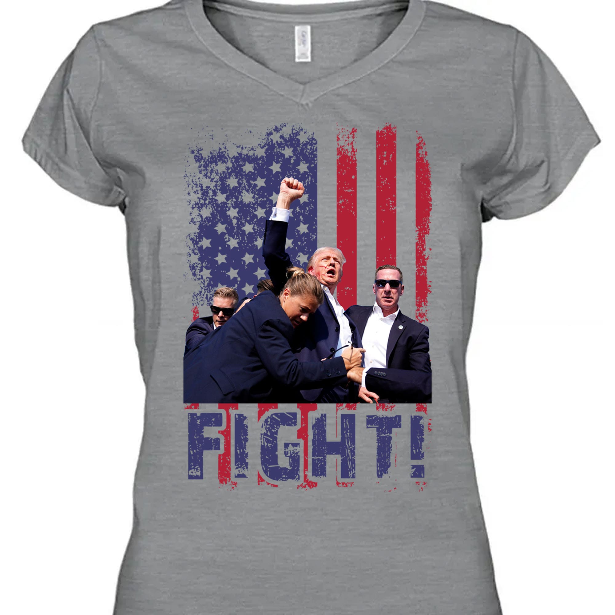 Trump Fight 2024 Shirt | Trump 2024 Pennsylvania Rally | Trump Supporters Shirt Bright T1128 - GOP