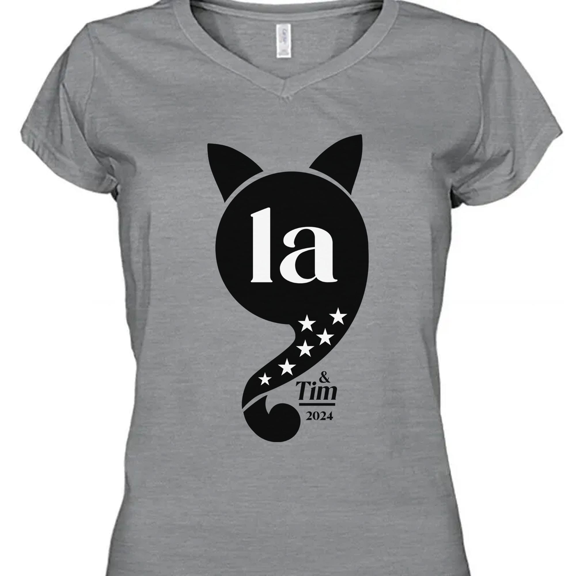 Kamala Harris Cat Comma Shirt | Kamala Harris 2024 Shirt | Democrat Shirt Bright T1457 - KH2