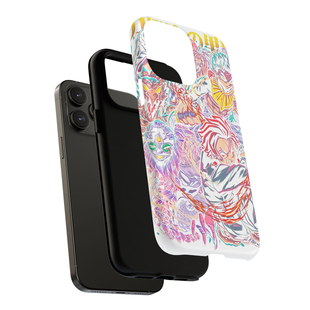 Anime Battle Phone Case — Colorful Demon Slayer Collage Magnetic Case