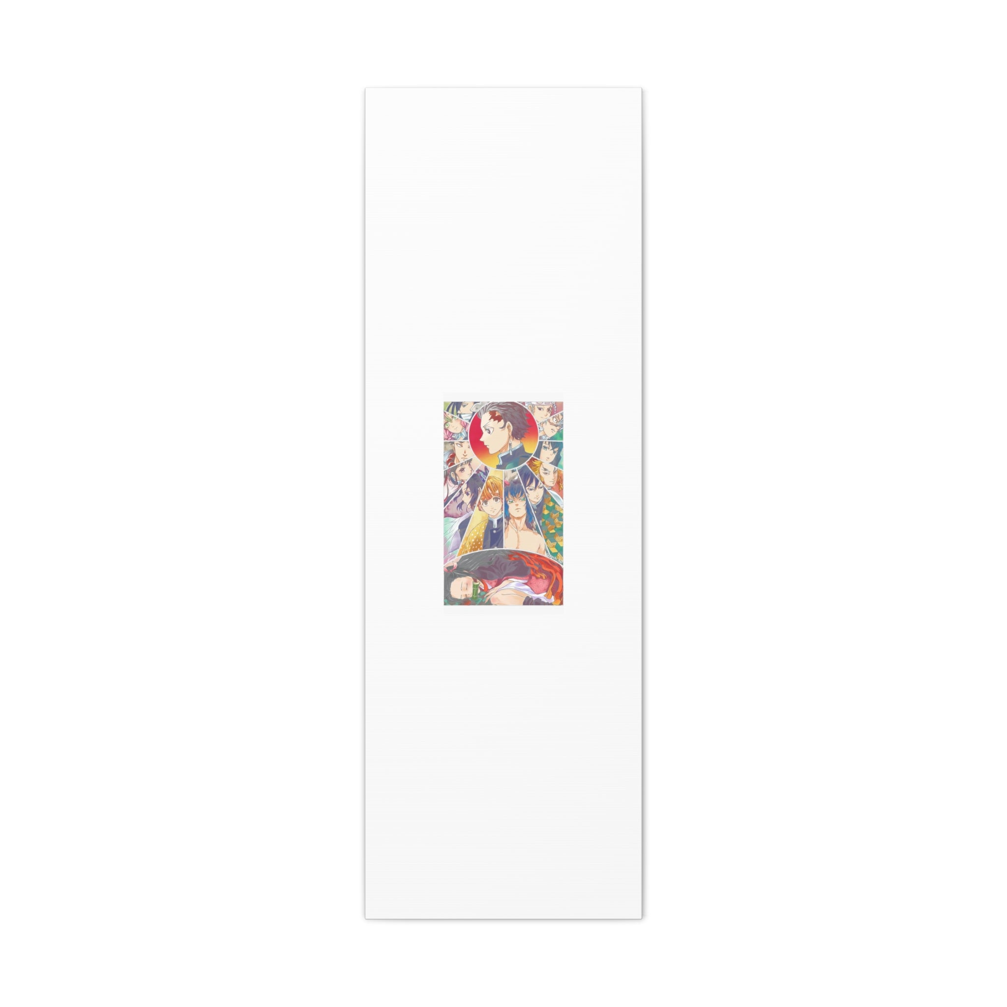 Anime Character Collage Matte Canvas Print - Stretched Wall Art