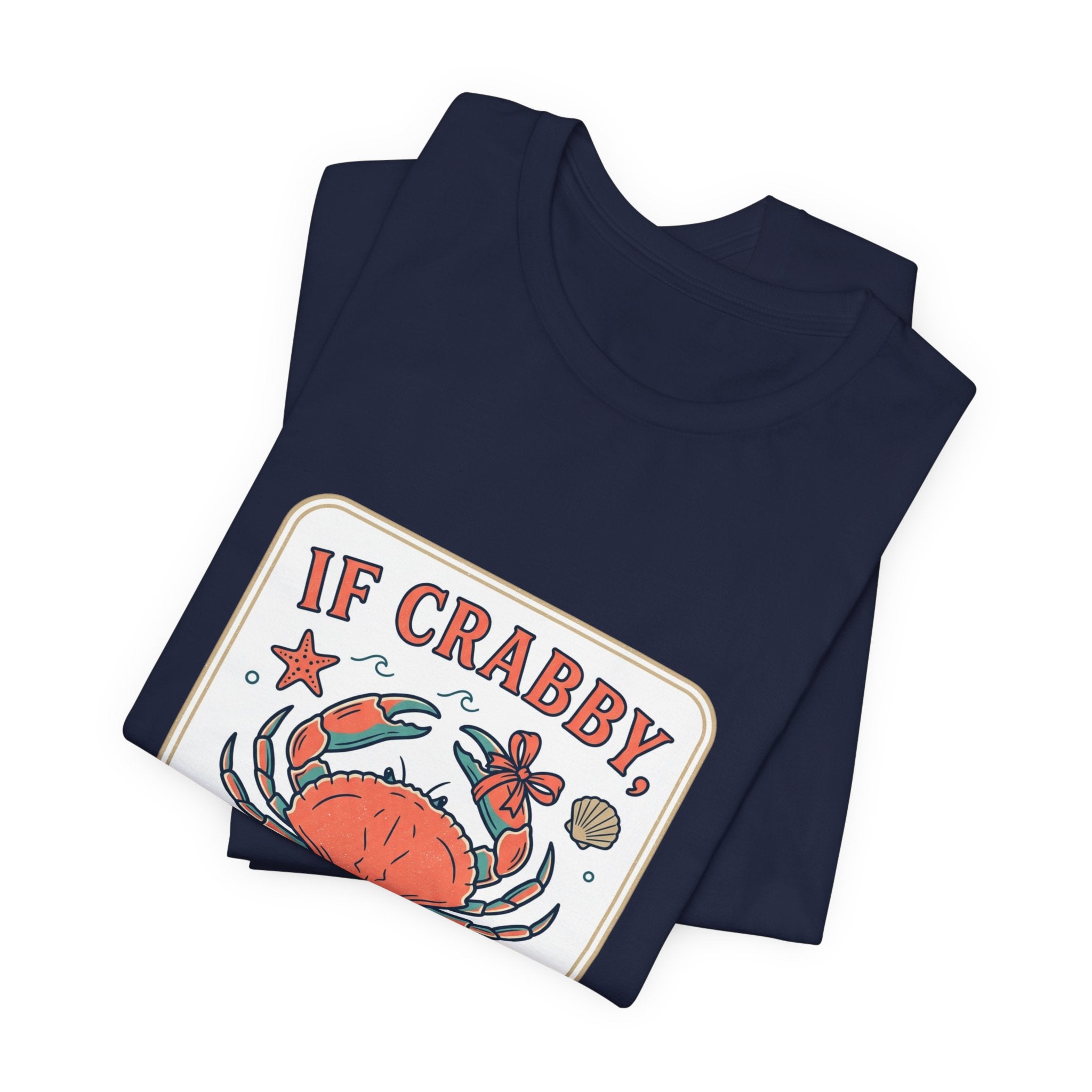 If Crabby Please Re-Route to the Coast T-Shirt | Crab Humor, Coastal Summer
