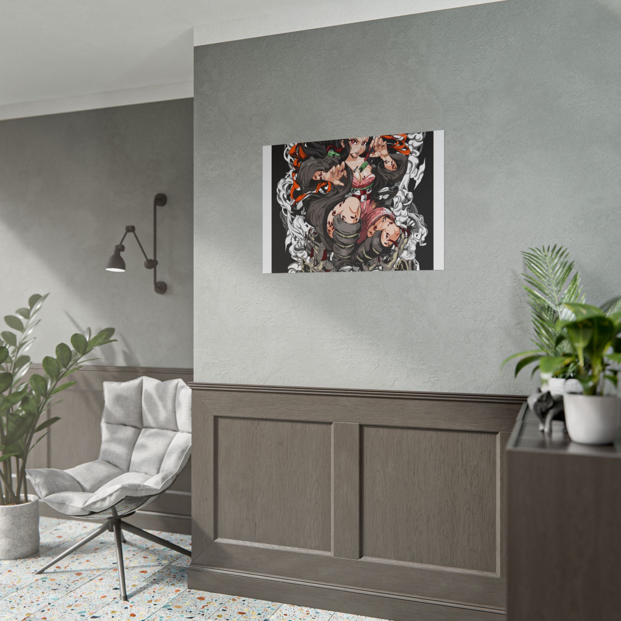 Nezuko Demon Girl Anime Poster — Rolled Collectible Wall Art
