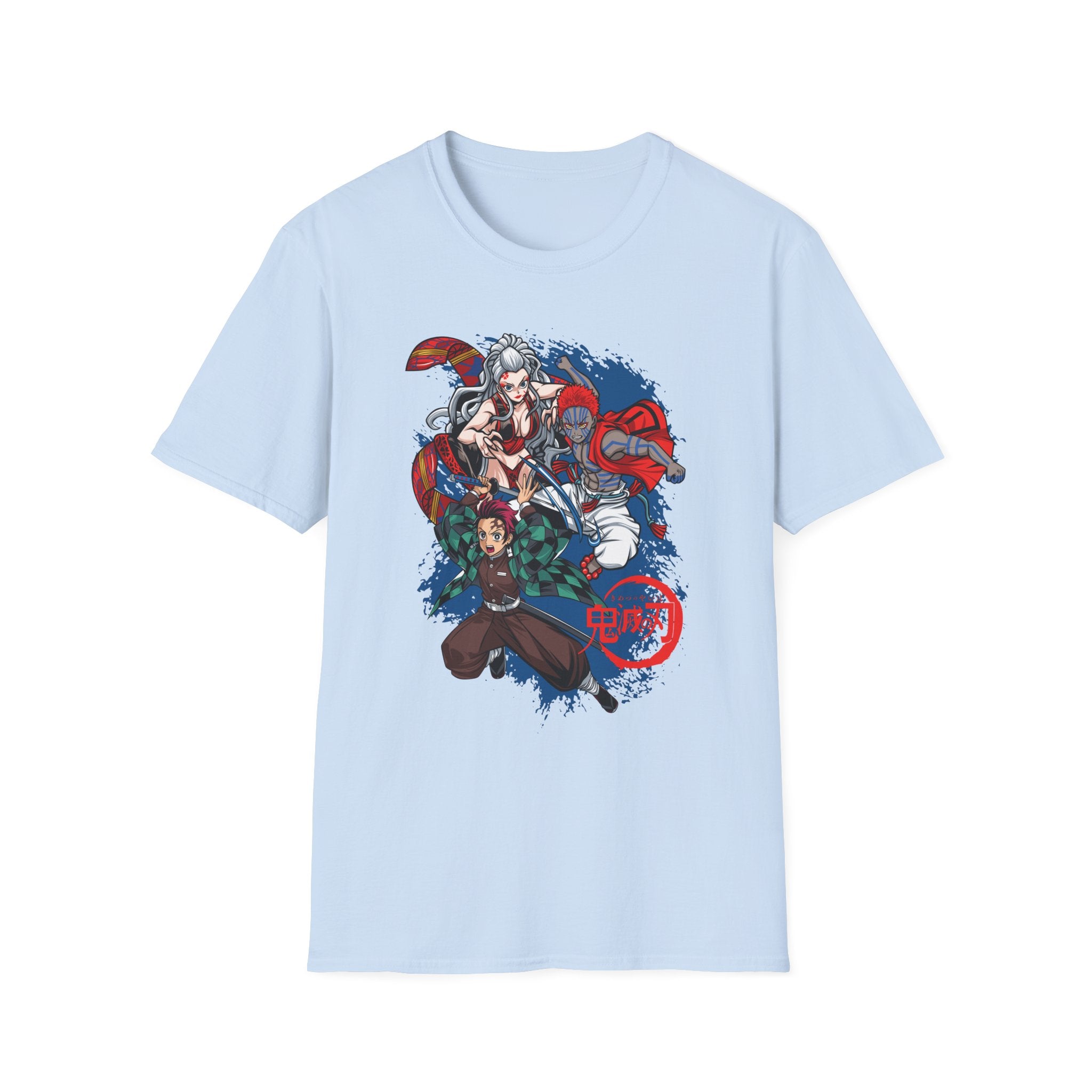 Anime Crew Graphic T-Shirt — Samurai & Fighters Illustration