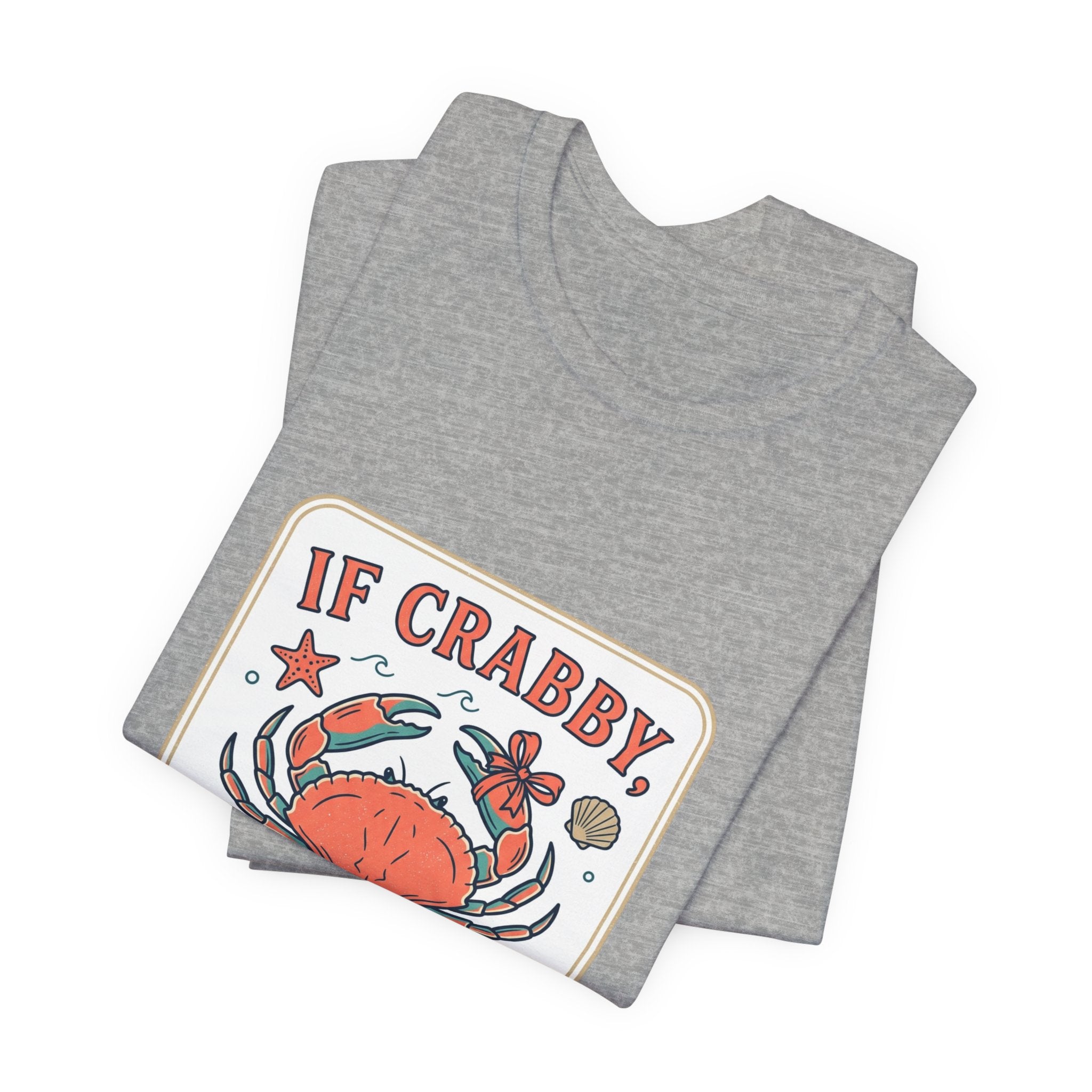 If Crabby Please Re-Route to the Coast T-Shirt | Crab Humor, Coastal Summer