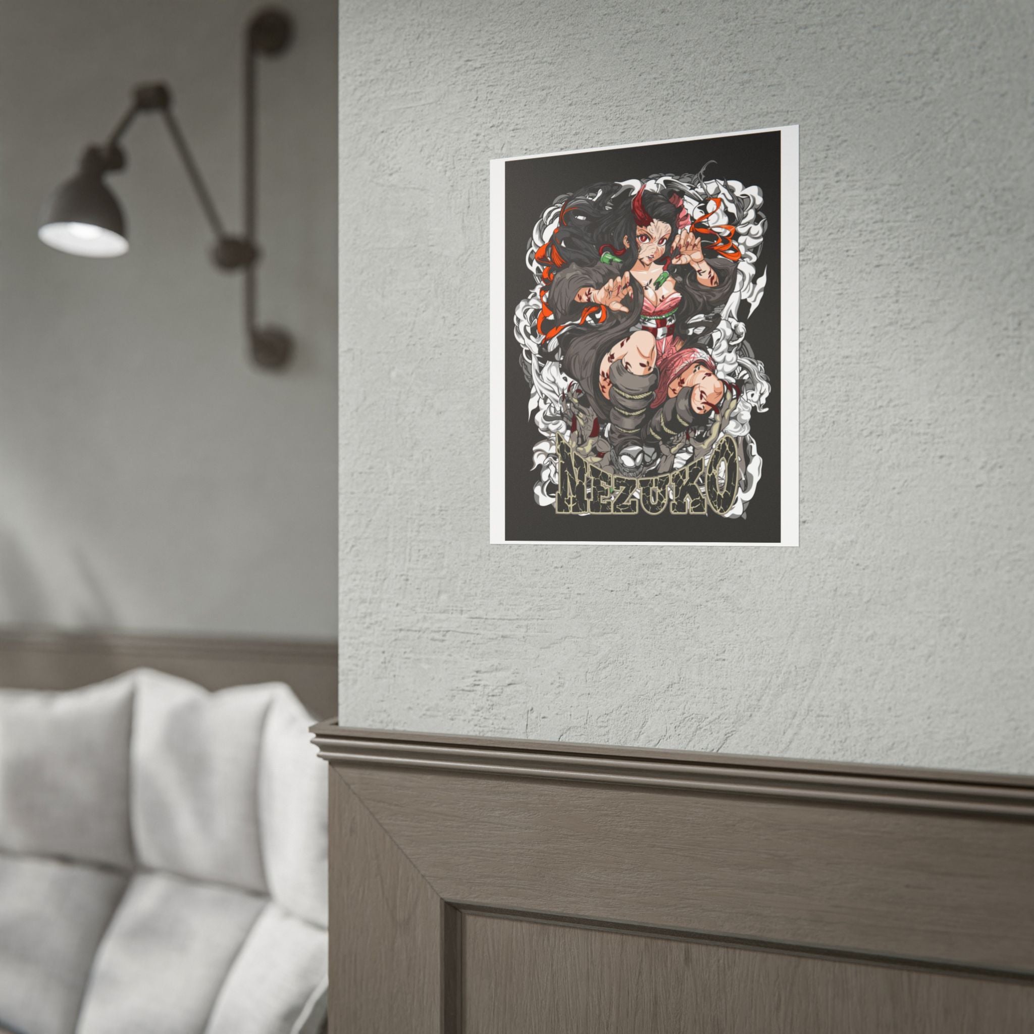 Nezuko Demon Girl Anime Poster — Rolled Collectible Wall Art