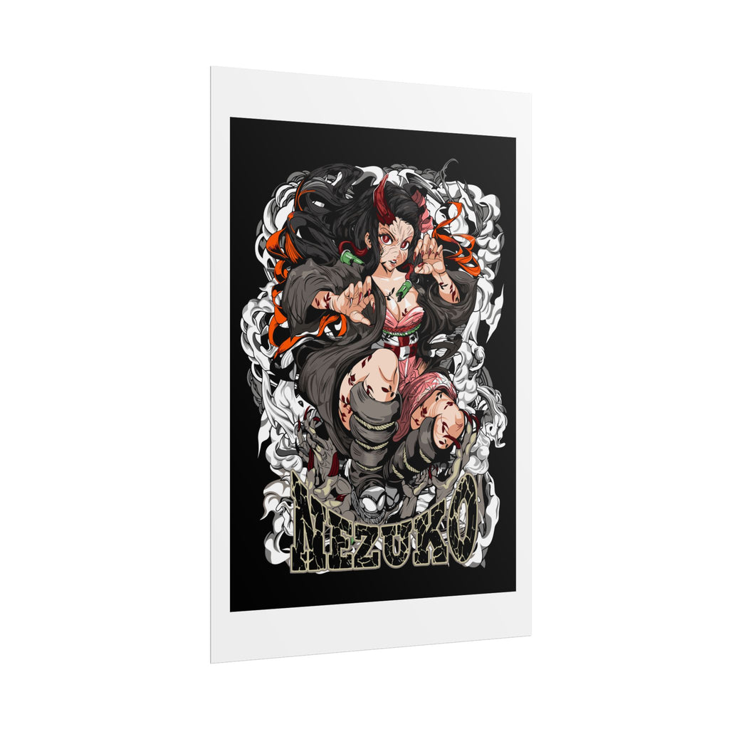 Nezuko Demon Girl Anime Poster — Rolled Collectible Wall Art