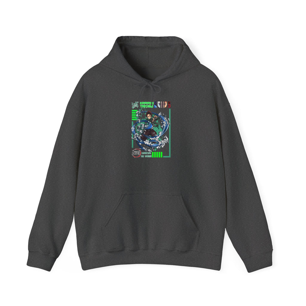 Cyber Wave Hoodie — Retro Futuristic Glitch Art Pullover