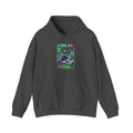 Cyber Wave Hoodie — Retro Futuristic Glitch Art Pullover