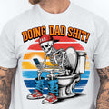Doing Dad Shit Shirt | Funny Skeleton Dad T-Shirt | Trendy Father’s Day Gift for Men, Retro Dad Life Tee 682261