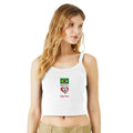 BRASIL - Copa Love Women's Ribbed Scoop Tank | Bella + Canvas