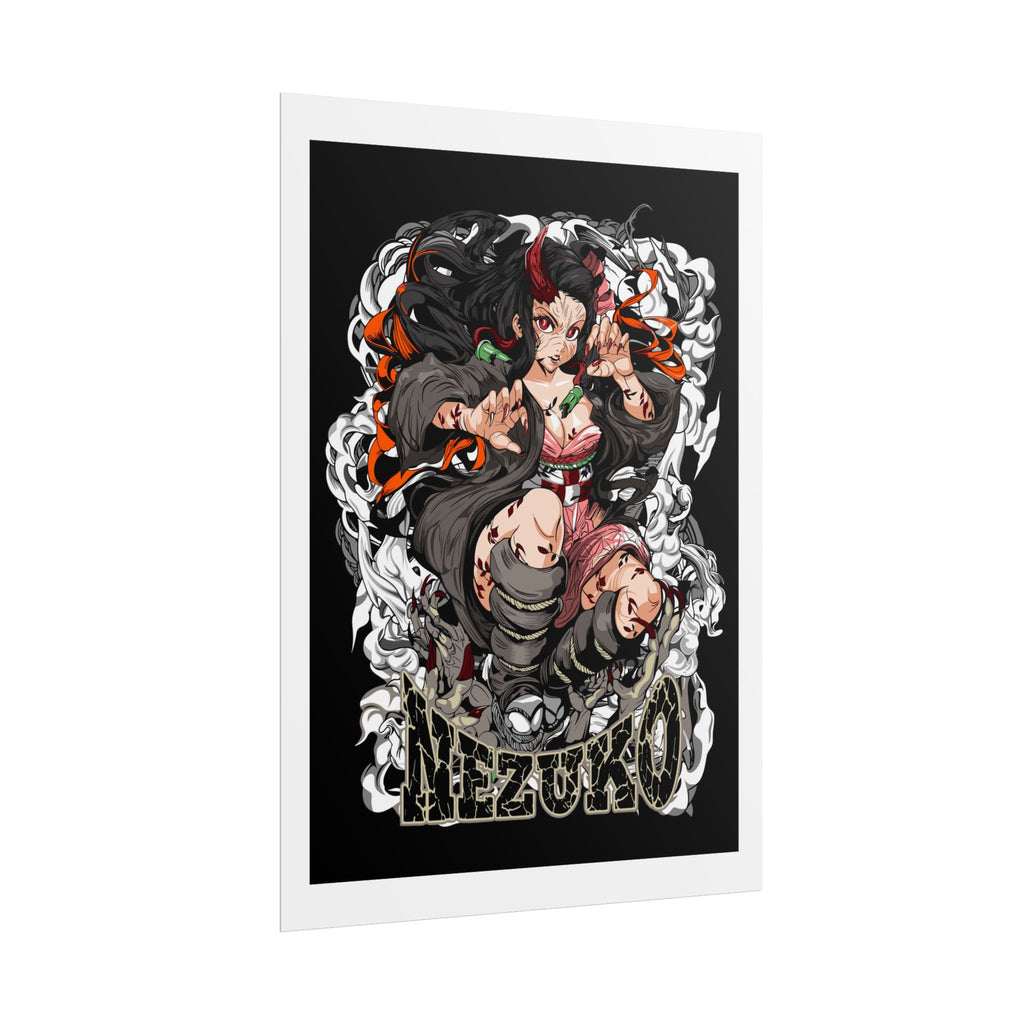 Nezuko Demon Girl Anime Poster — Rolled Collectible Wall Art