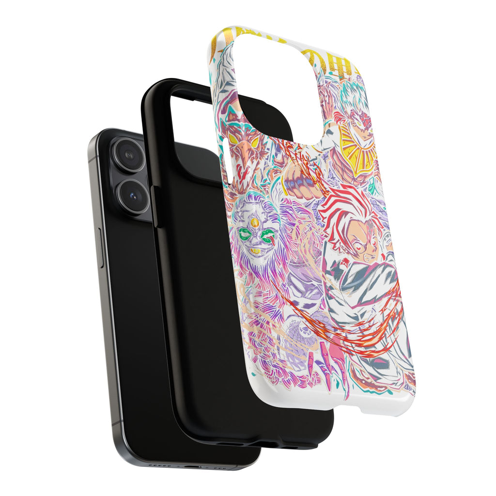 Anime Battle Phone Case — Colorful Demon Slayer Collage Magnetic Case