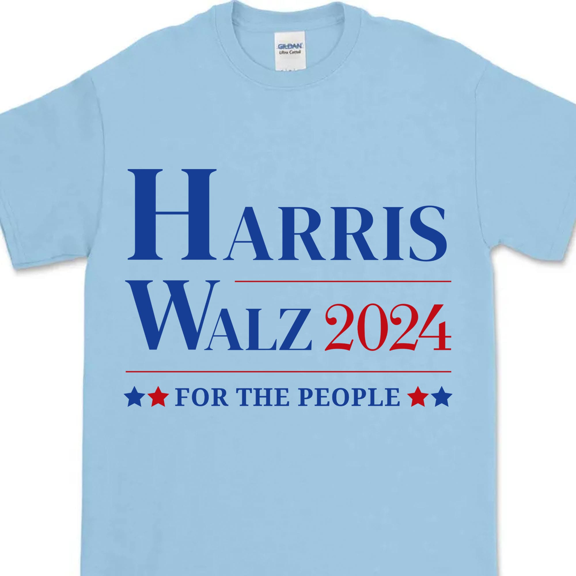 Harris Walz For The People 2024 Shirt | Kamala Harris 2024 Shirt | Democrat Shirt Bright T1150 - KH2