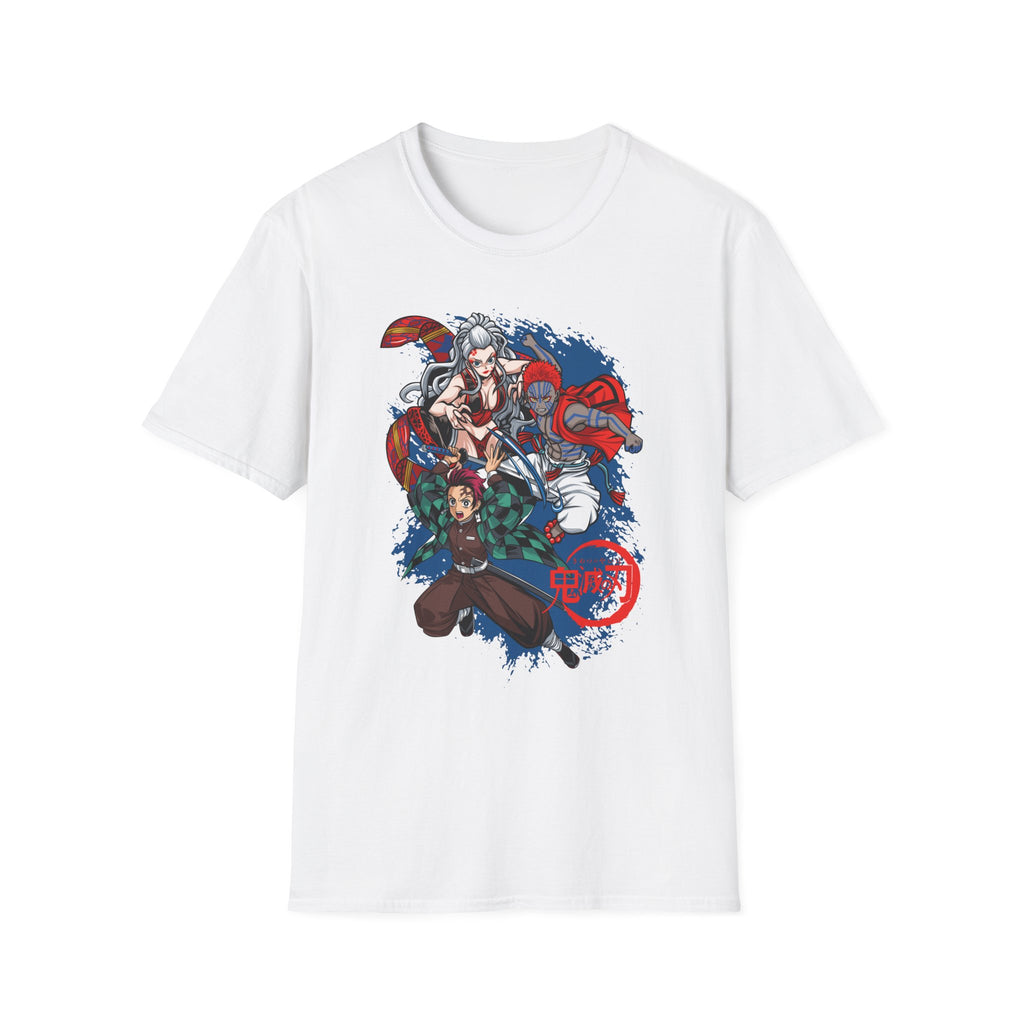 Anime Crew Graphic T-Shirt — Samurai & Fighters Illustration