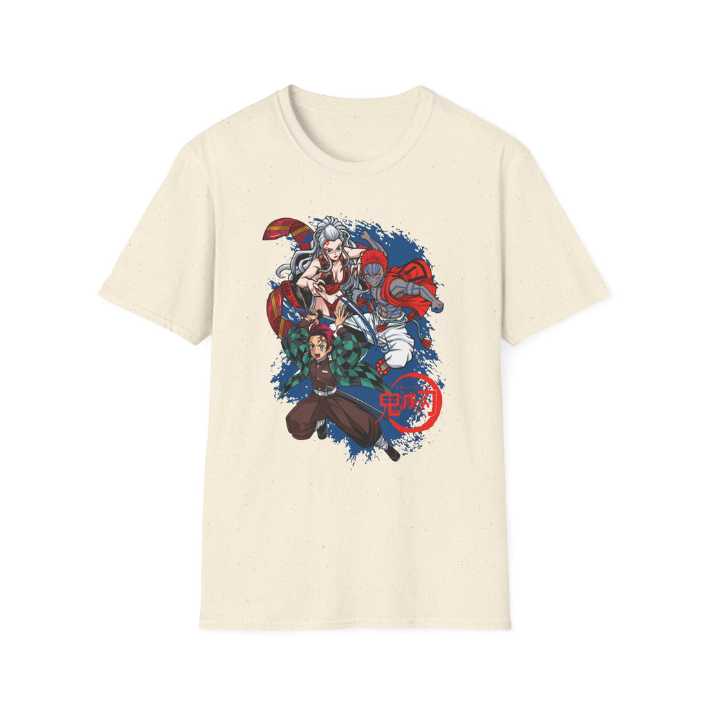 Anime Crew Graphic T-Shirt — Samurai & Fighters Illustration