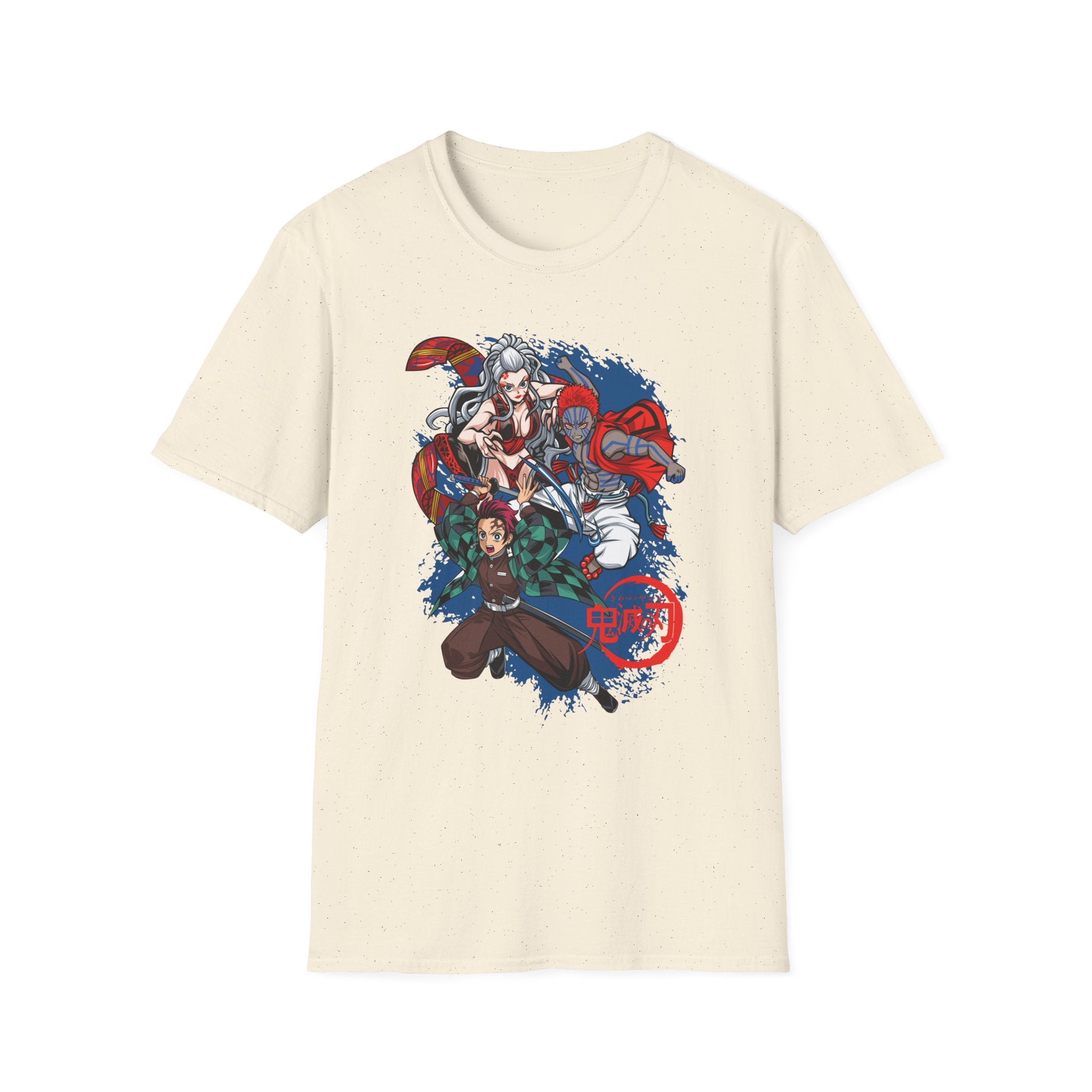 Anime Crew Graphic T-Shirt — Samurai & Fighters Illustration