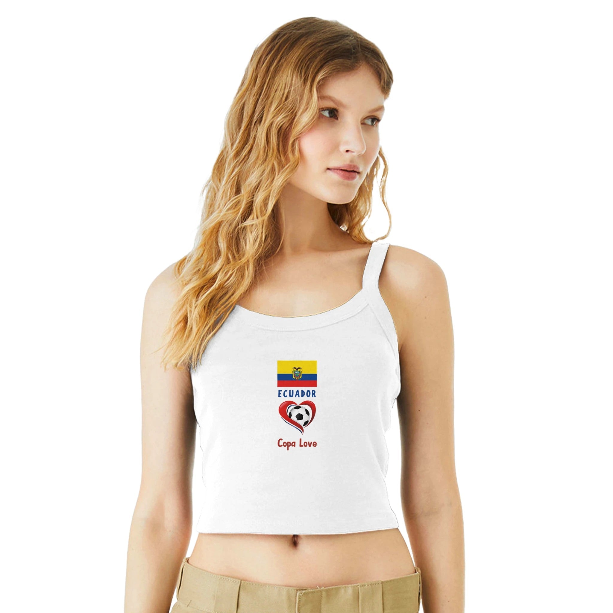 ECUADOR - Copa Love Women's Ribbed Scoop Tank | Bella + Canvas