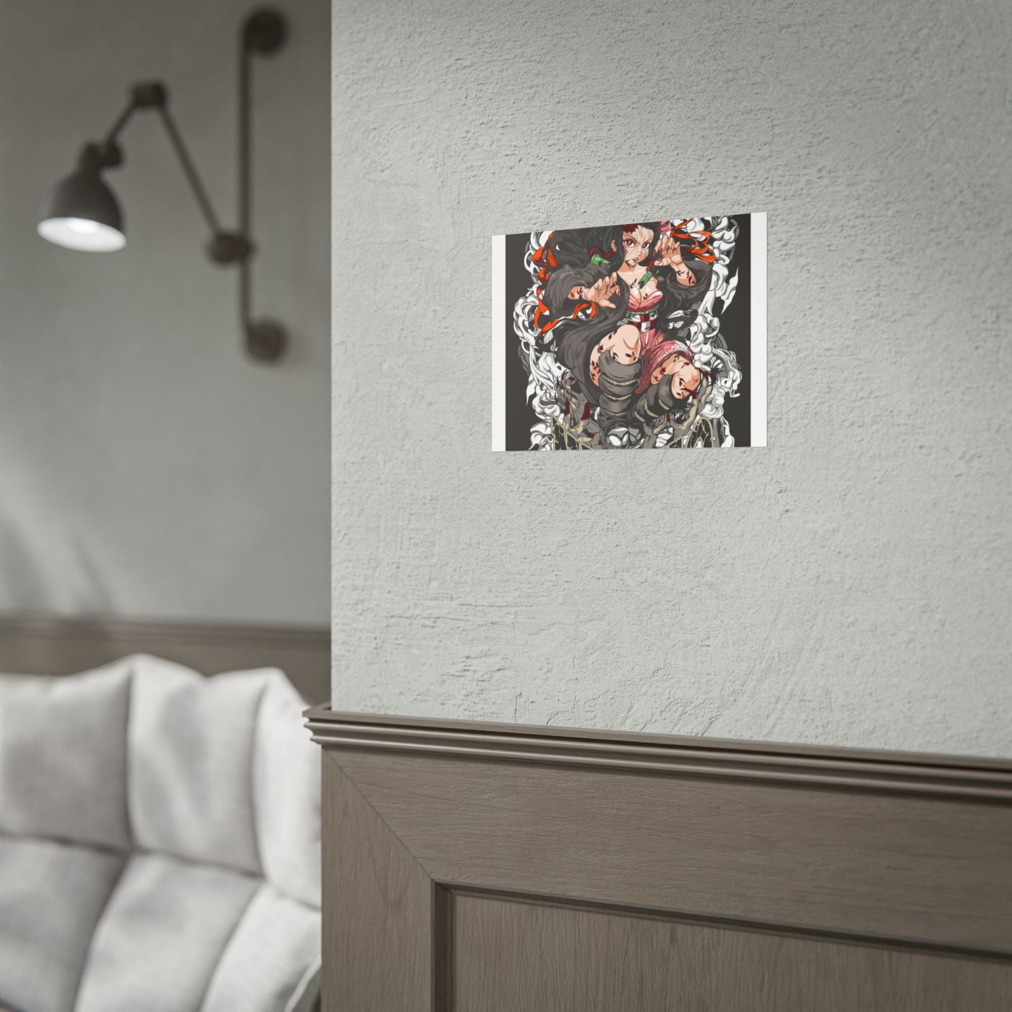 Nezuko Demon Girl Anime Poster — Rolled Collectible Wall Art