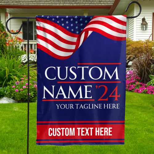 Custom Election Flag | Personalized Election Flag | Custom Name House Flag Garden Flag C1209 - GOP