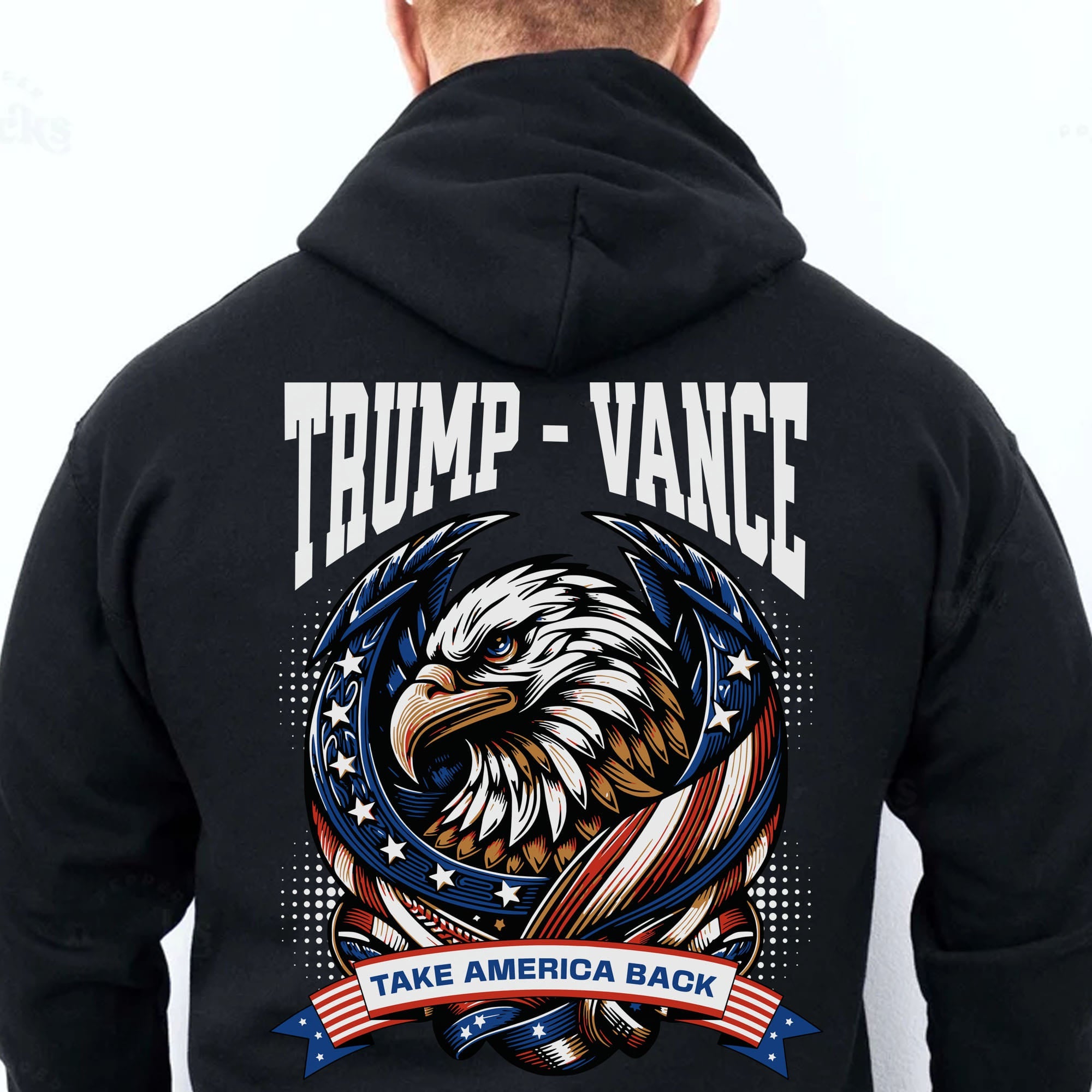 Take America Back | Trump Vance 2024 Shirt | Trump Supporters Backside Shirt Dark T1228 - GOP
