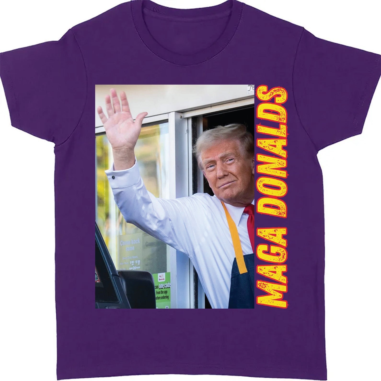 Funny Trump McDonald Shirt | Trump 2024 Shirt | Republican Shirt | Trump Supporters Shirt Dark T1630 - GOP