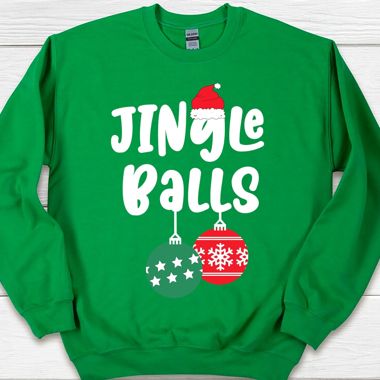 Jingle Balls Tinsel Tits Shirt, Couple Matching Christmas Shirt, Personalized Custom Couple Sweatshirt T1645