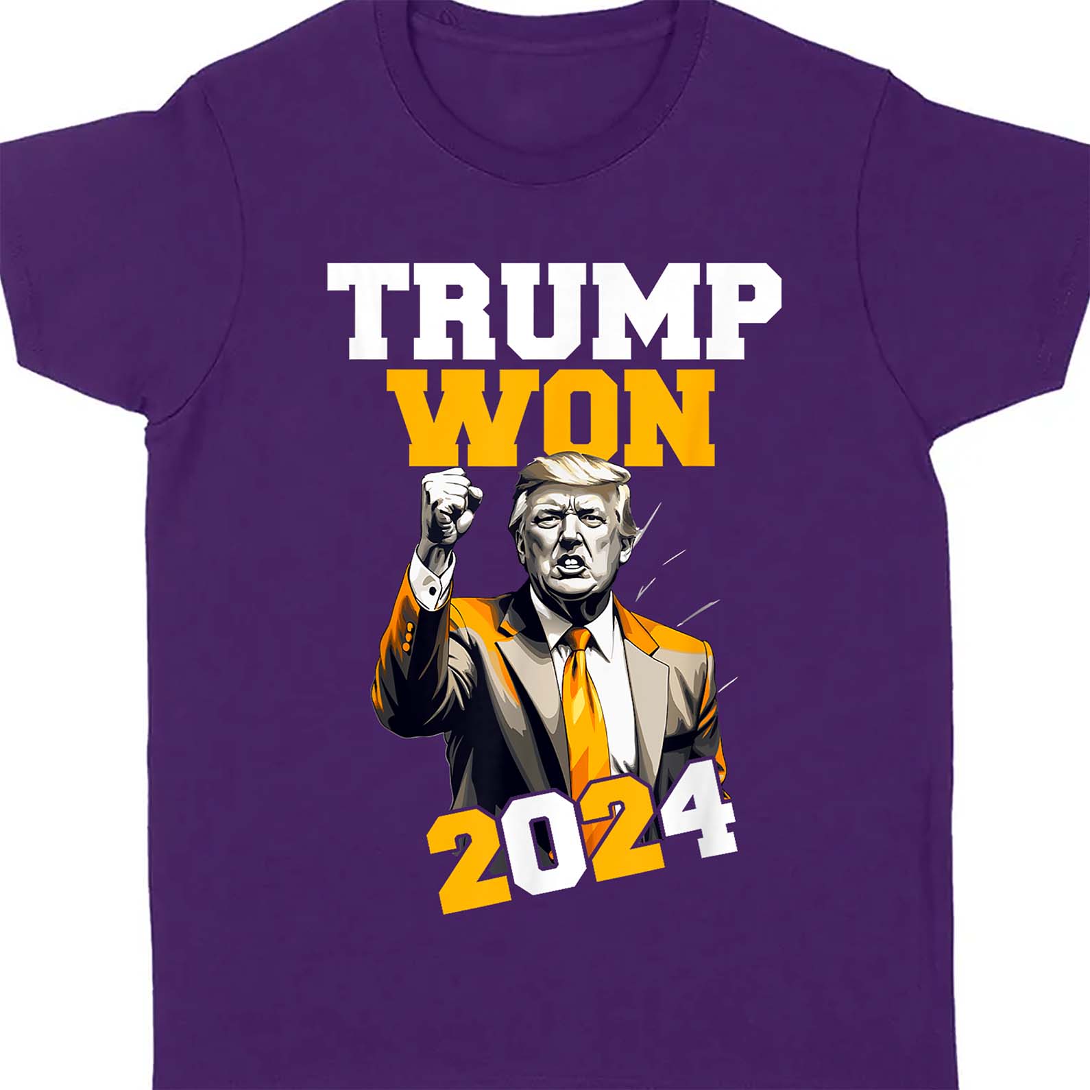 Trump Won 2024, Trump Winning Election Shirt, Trump 47th President Shirt Dark T1714 - GOP