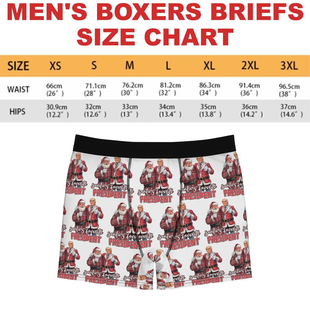 Santa's Favorite President Boxer Briefs, Trump Christmas Gift, Republican Gift 681835 - GOP