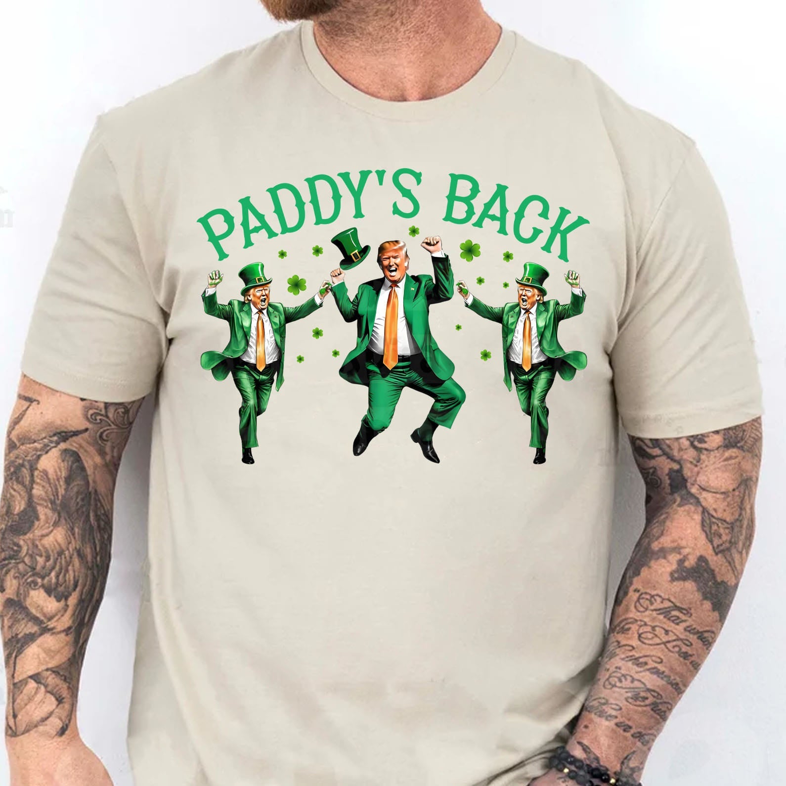 Paddy's Back, Irish Festival, St Patricks Day Shirt, Funny Trump Irish Bright Shirt 681983