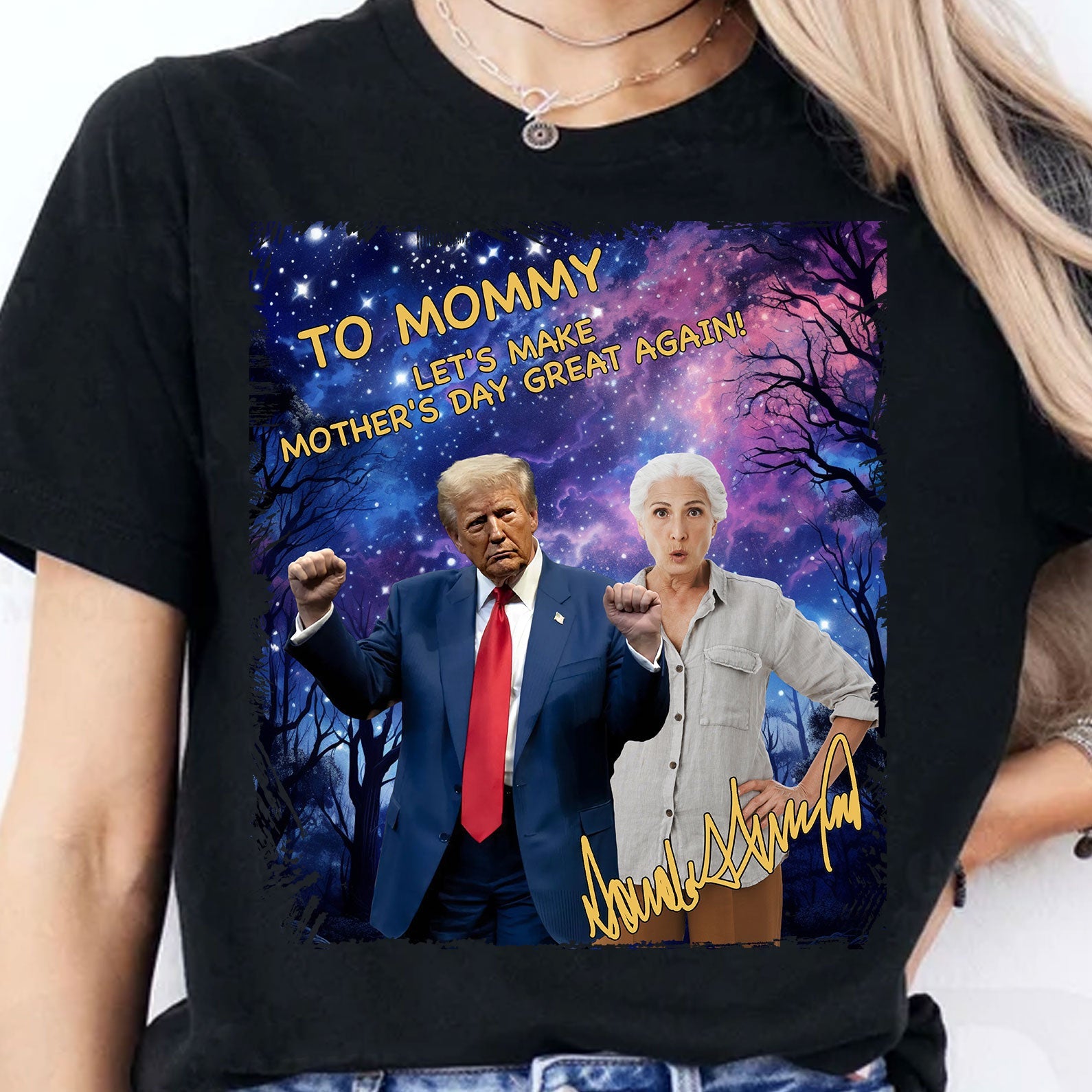 Photo With Donald Trump Custom Photo Shirt, Birthday Shirt, Birthday Gifts, Trump 2025 Shirt 682049 - GOP
