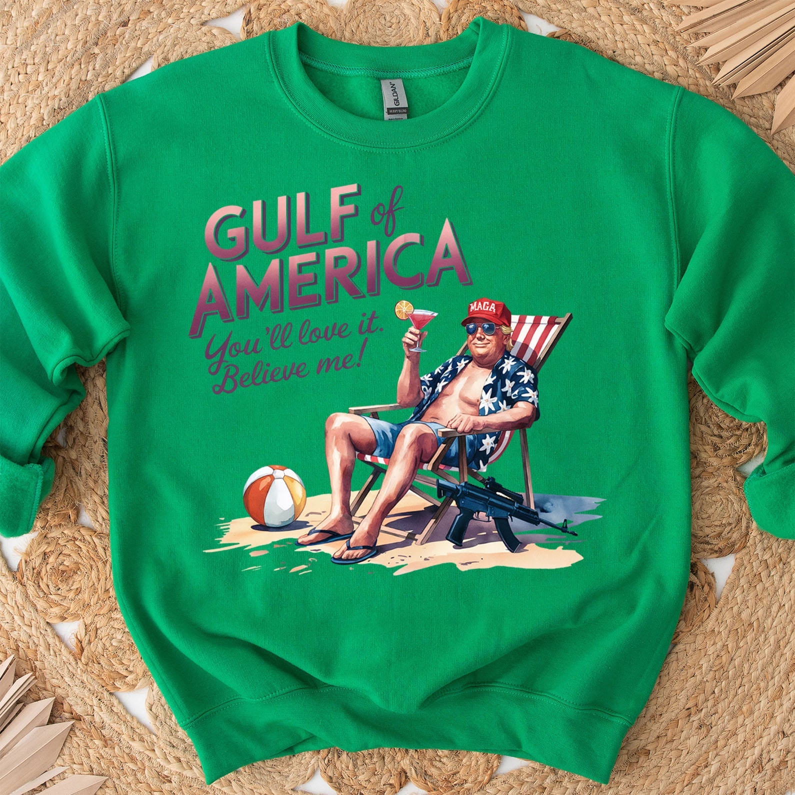 Trump Gulf of America, Humorous Trump Sweatshirt, Trump President Funny Bright Shirt 682063 - GOP