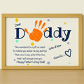 Personalized DIY Frame with Poem for Dad, Father's Day Handprint Frame, Special Gift for Dad, Gift for Husband 682285