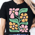 Subtle Floral 8647 Anti Trump Shirt – Progressive Fuck Trump Tee For Democrats And Pro-Democracy Supporters Dark Shirt 682197