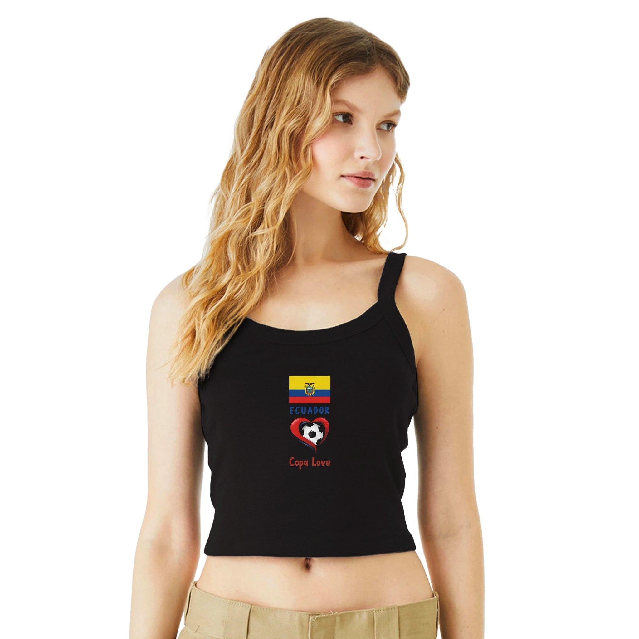 ECUADOR - Copa Love Women's Ribbed Scoop Tank | Bella + Canvas
