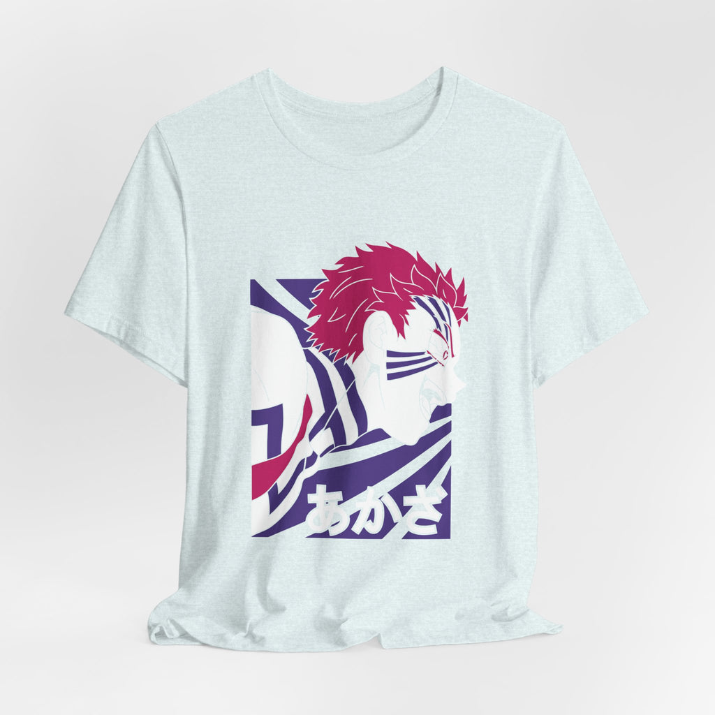 Anime Tiger Face T‑Shirt — Stylized Red & Purple Graphic Tee