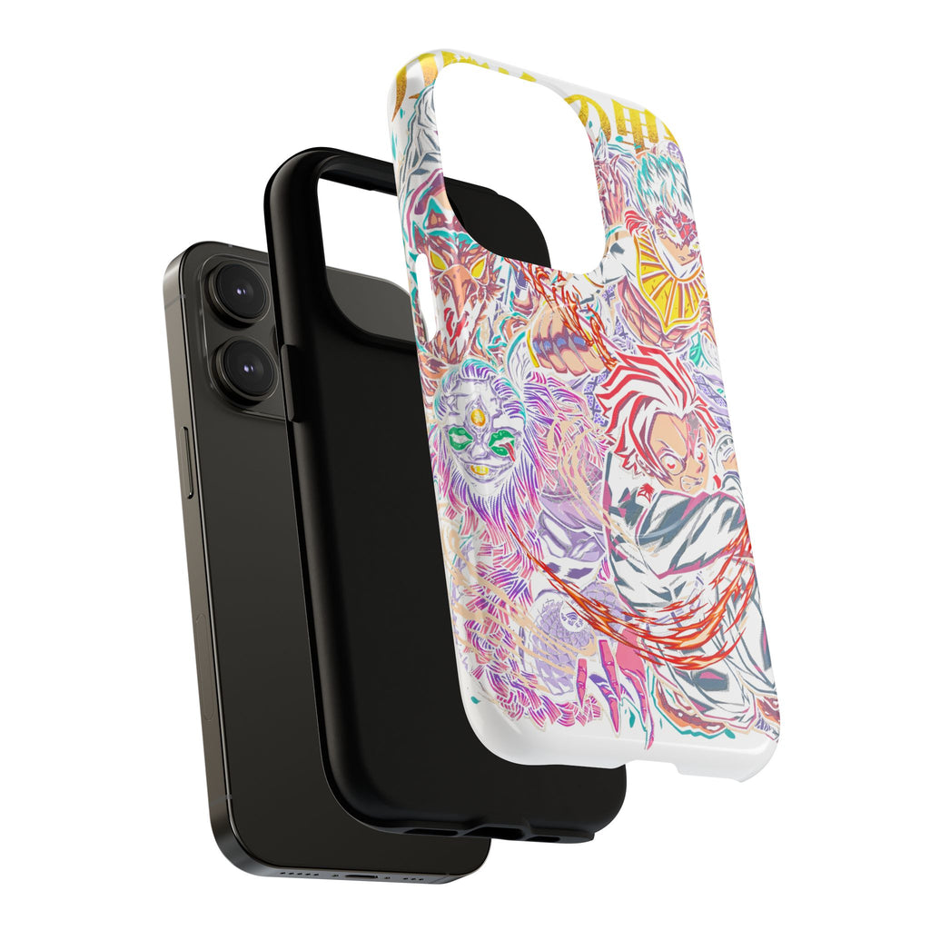 Anime Battle Phone Case — Colorful Demon Slayer Collage Magnetic Case