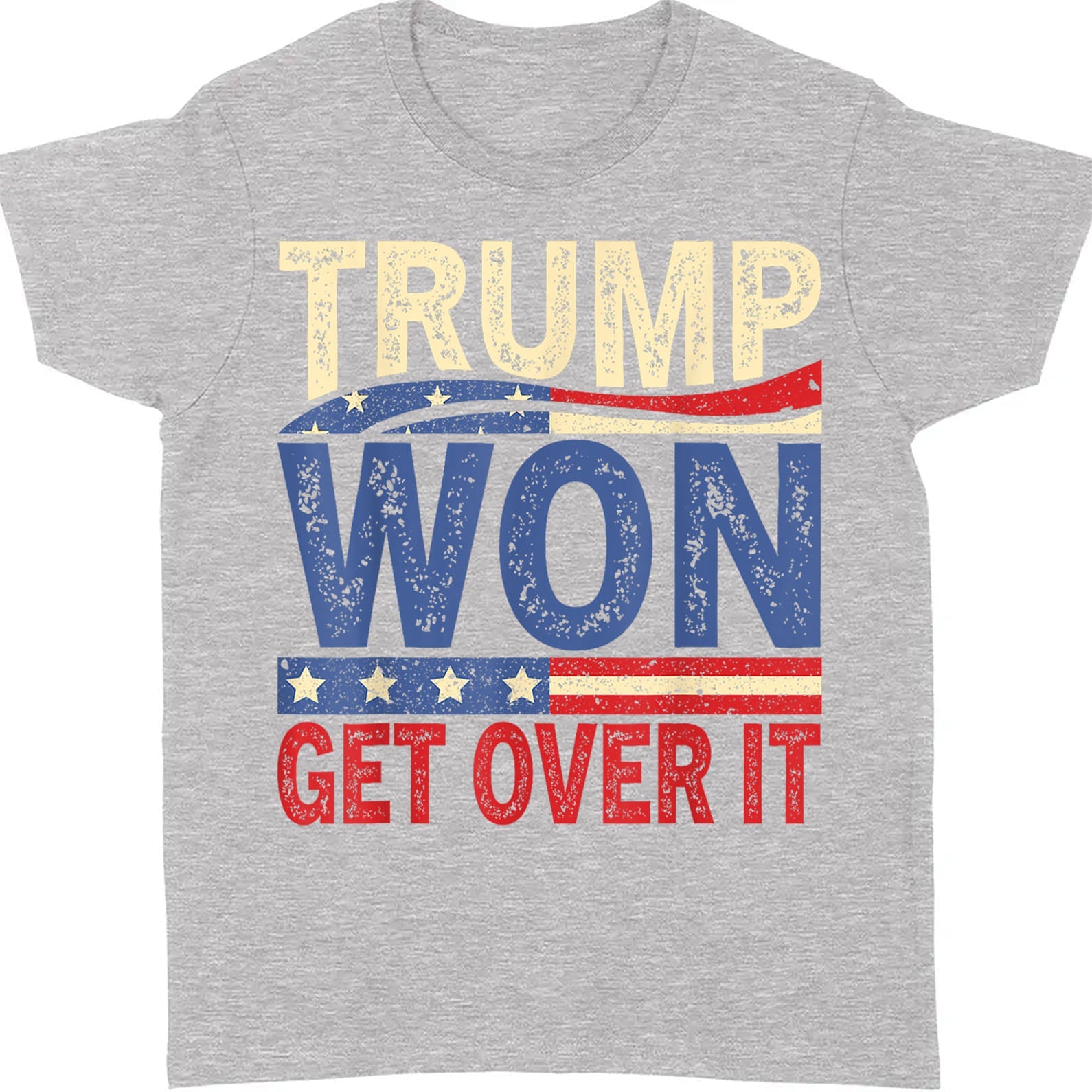 Trump Won Again Get Over It Shirt, Trump 2024 Shirt, Trump 47th President Shirt Dark T1718 - GOP