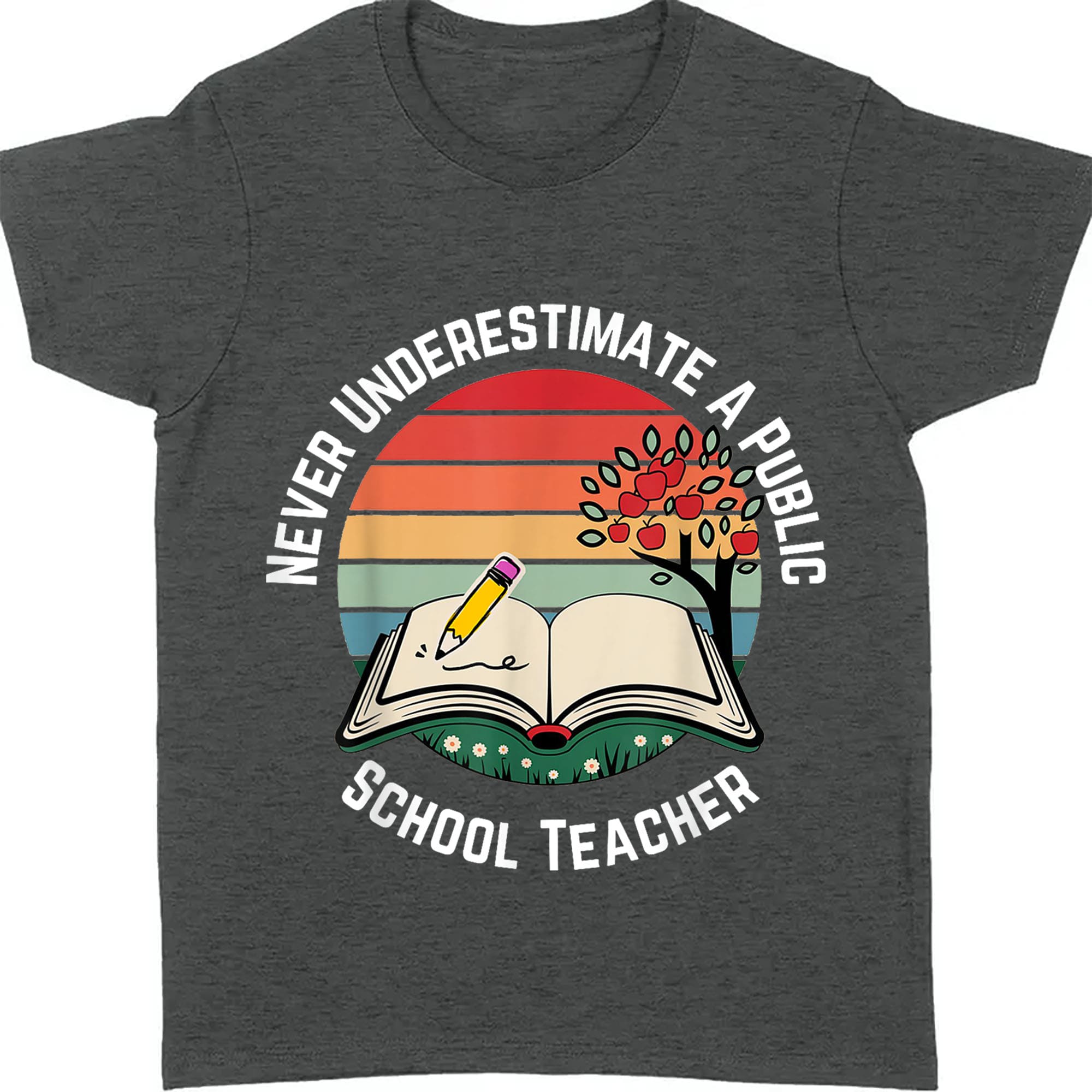 Never Underestimate A Public School Teacher Shirt | Democrat Shirt | Kamala Harris 2024 Shirt Dark T1547 - KH2