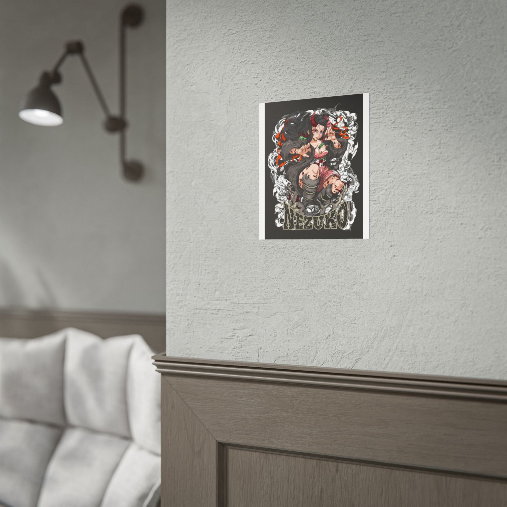 Nezuko Demon Girl Anime Poster — Rolled Collectible Wall Art