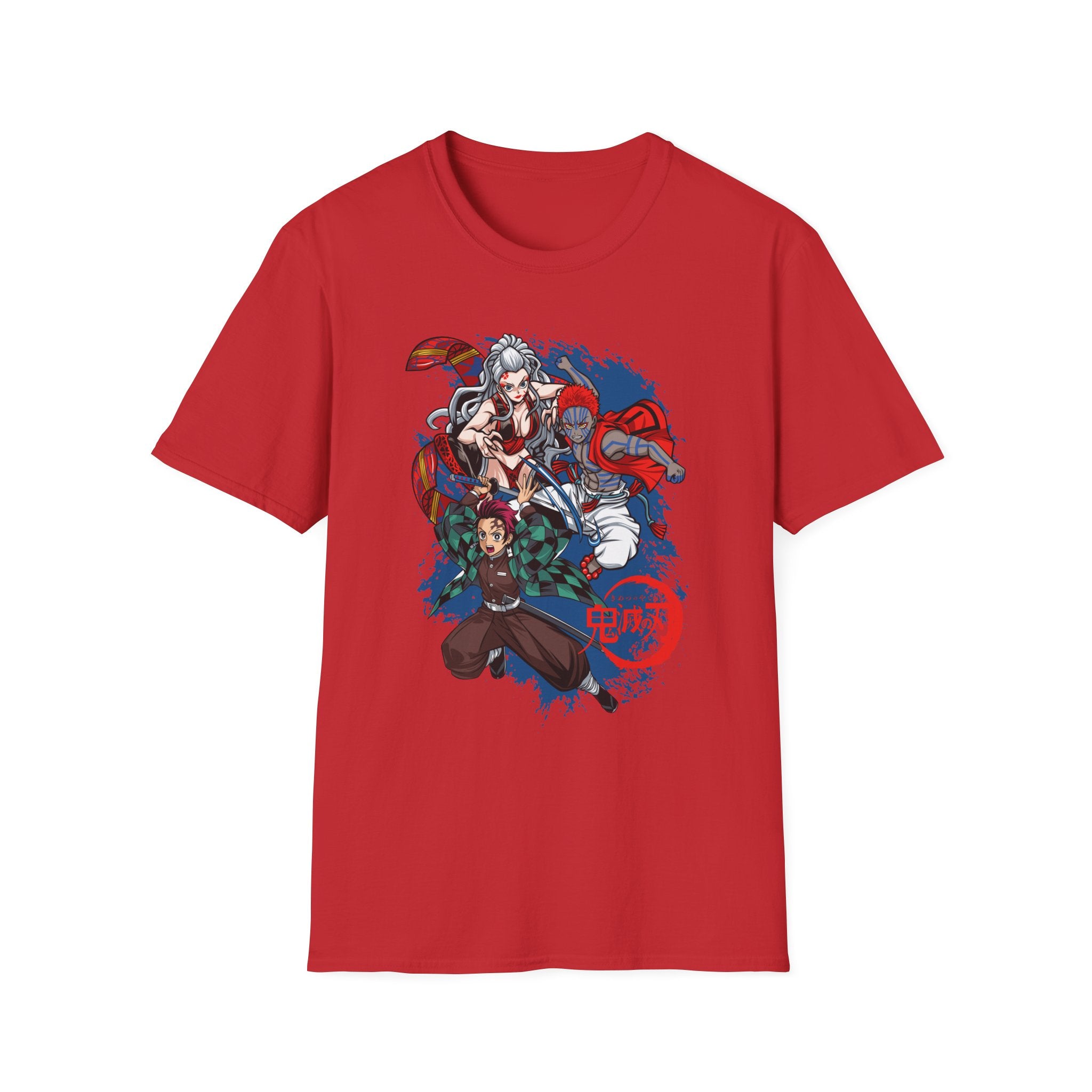 Anime Crew Graphic T-Shirt — Samurai & Fighters Illustration